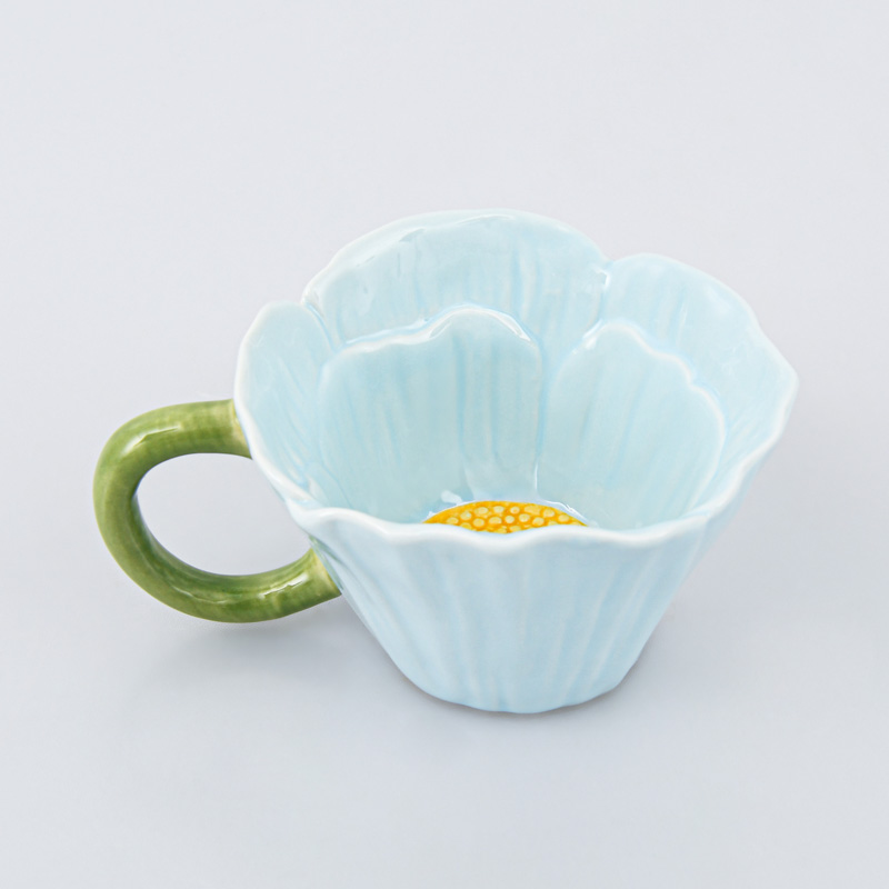 Tasse fleur 'Lovin Flower' bleu