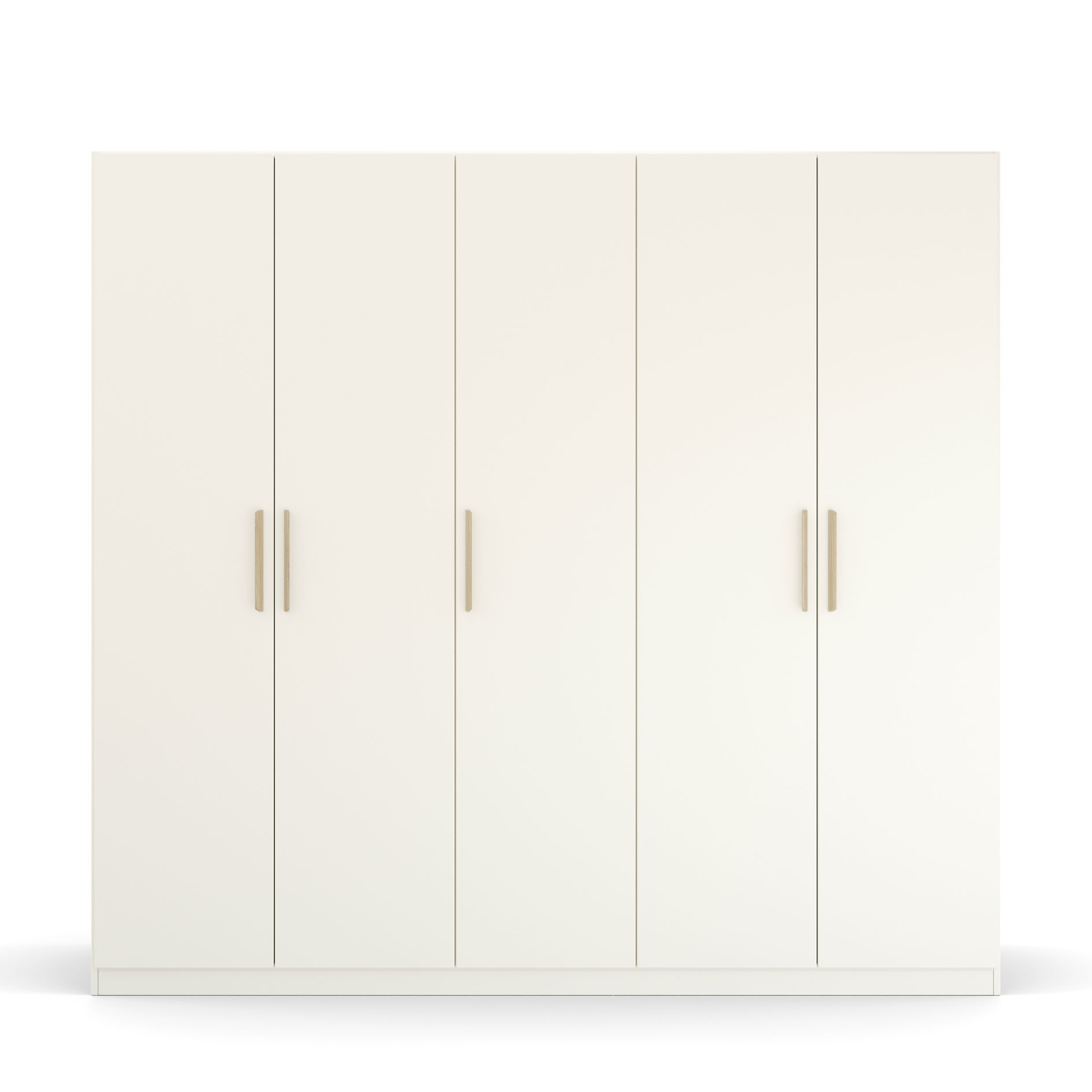 Drehtürenschrank - alpinweiß - 226 cm