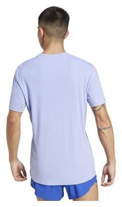 Maillot manches courtes adidas Adizero Bleu Homme
