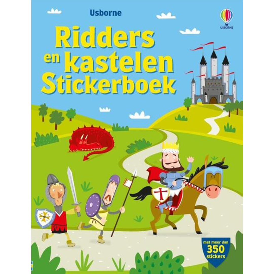 uitgeverij usborne stickerboek ridders en kastelen