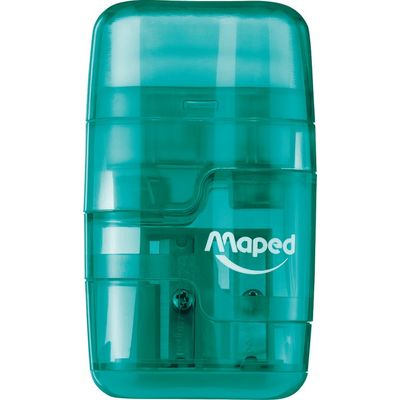 Maped DUO Connect - Taille crayon / gomme - 2 trous - disponible dans différentes couleurs