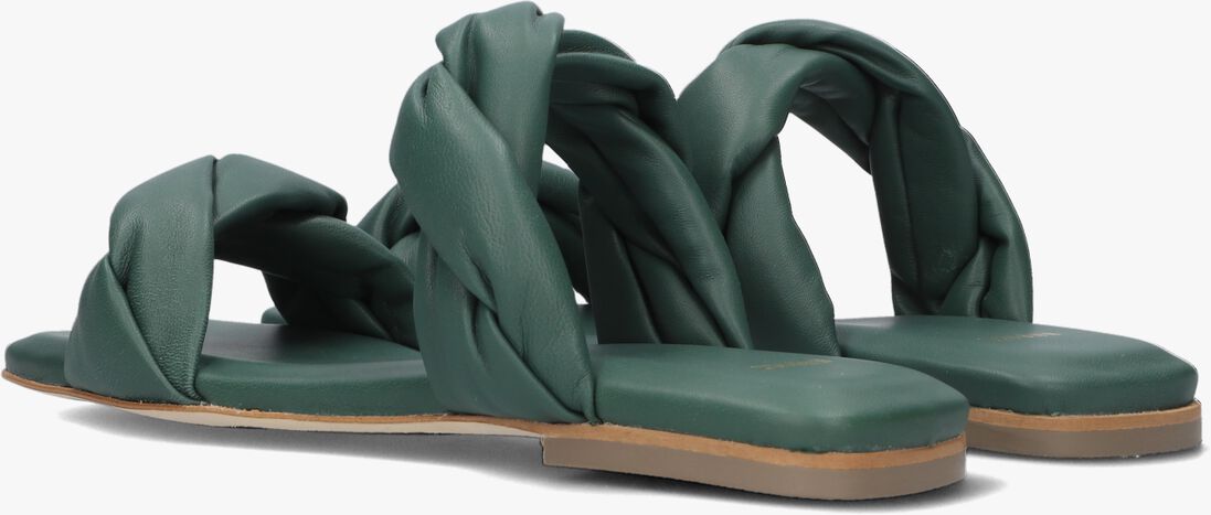 NUBIKK groene nubikk slippers square twist
