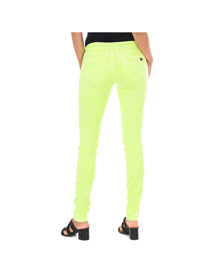 Women's Yellow Fluorescent Jeans