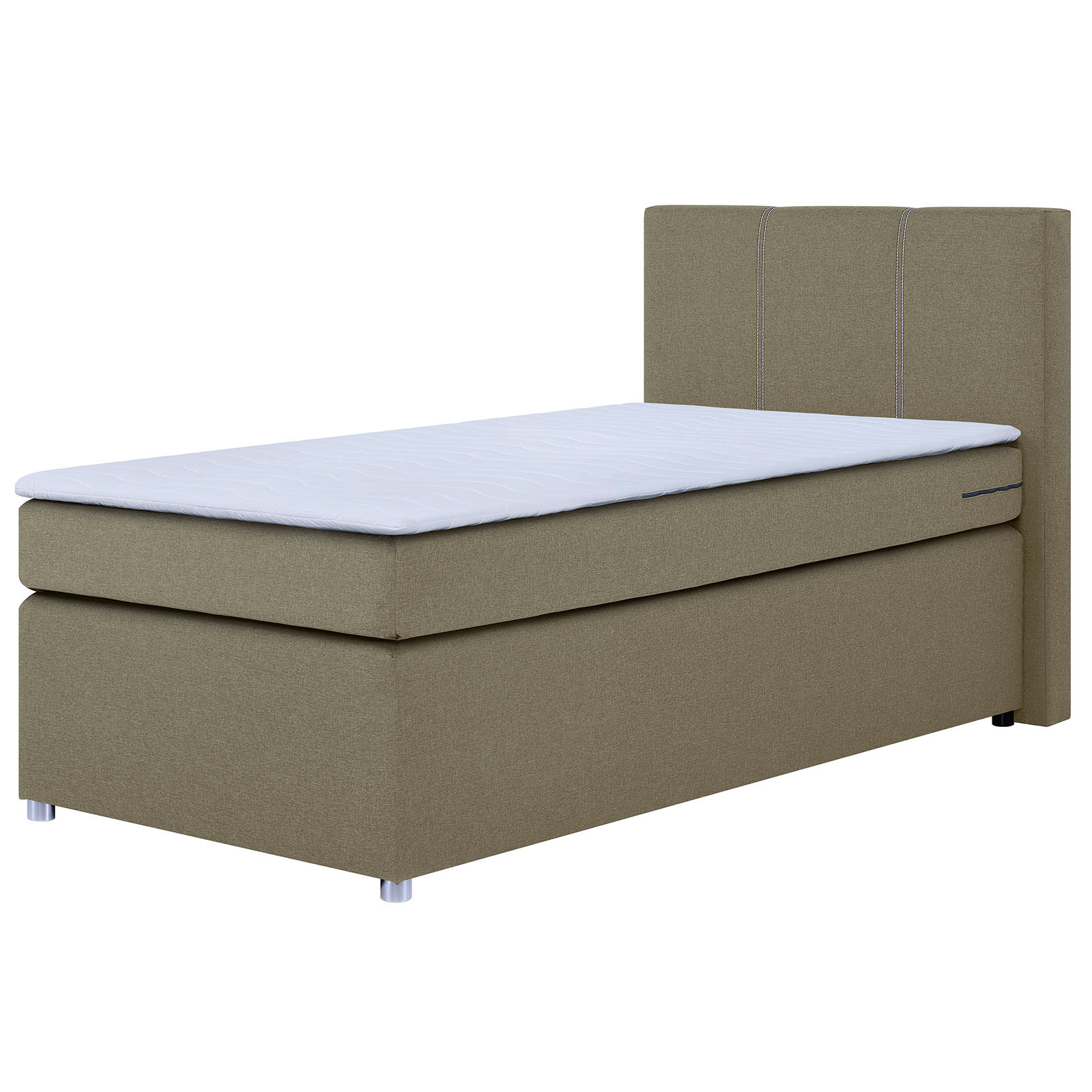 Boxspringbett - beige - H3 - Bonell-Federkern - 90x200 cm