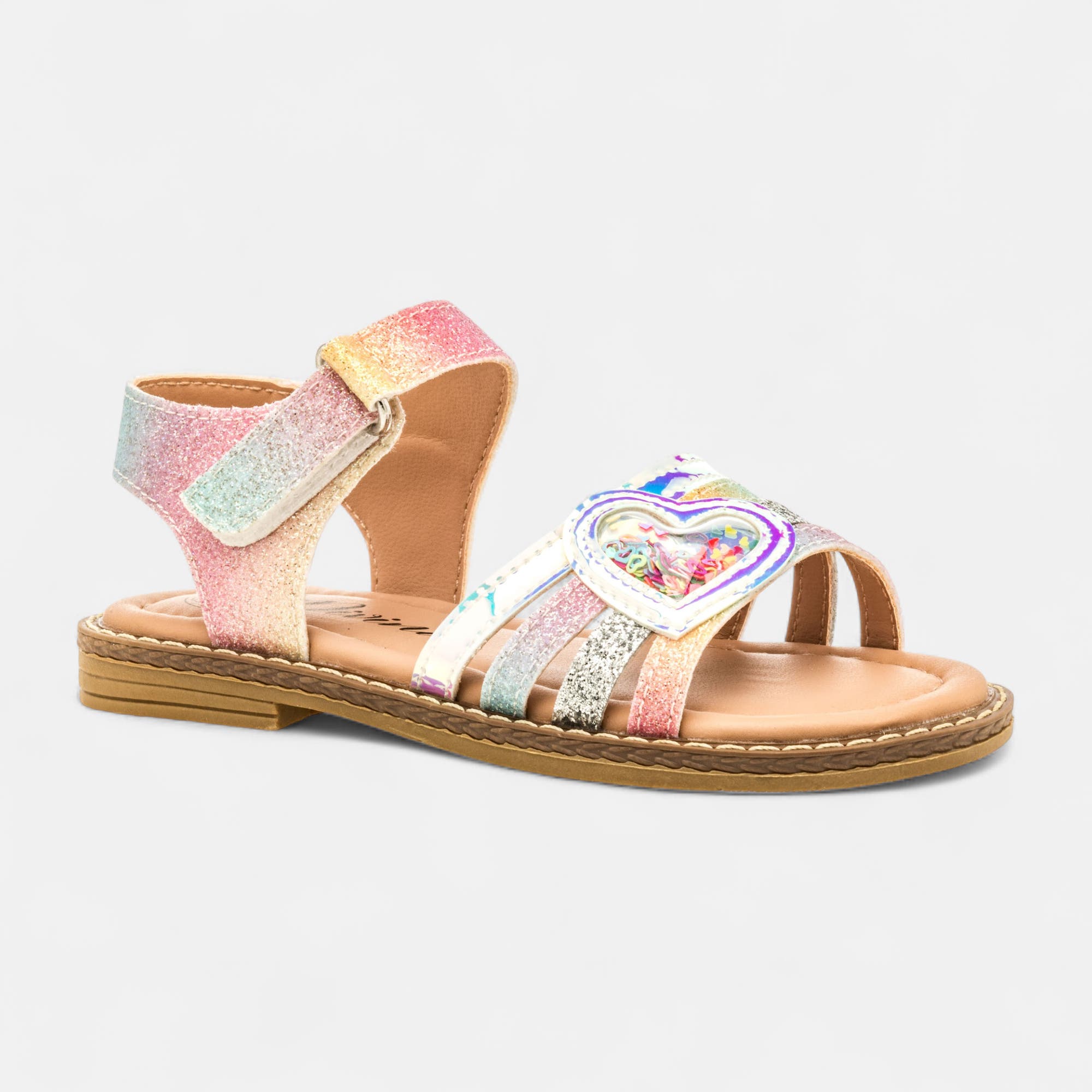 Nu-pieds Fille multicolore