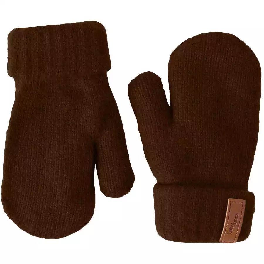 BabyMocs Handschuhe Vegan braun