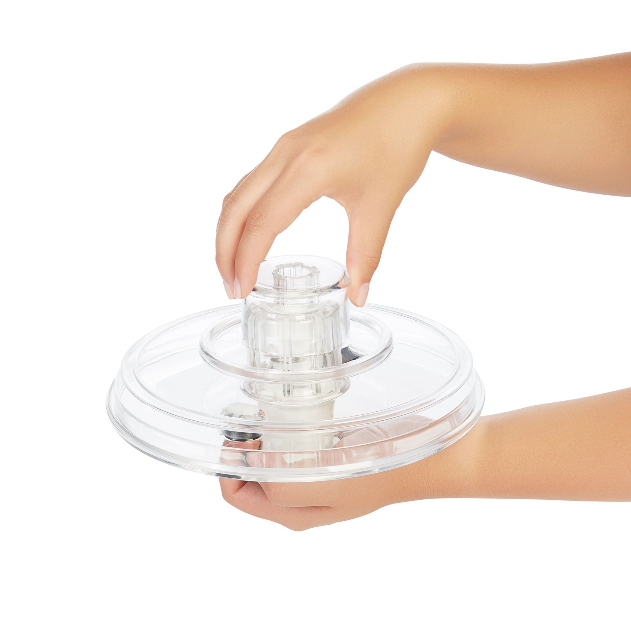 OXO Salatschleuder - Transparent / H: 13.0 cm
