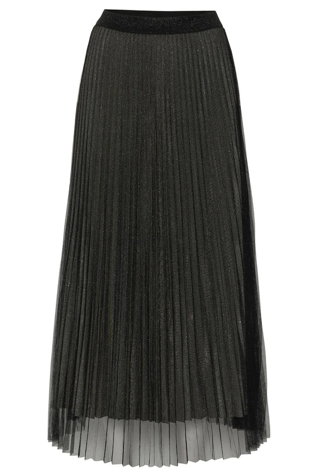 EMM Copenhagen Celine Plisse Skirt silver