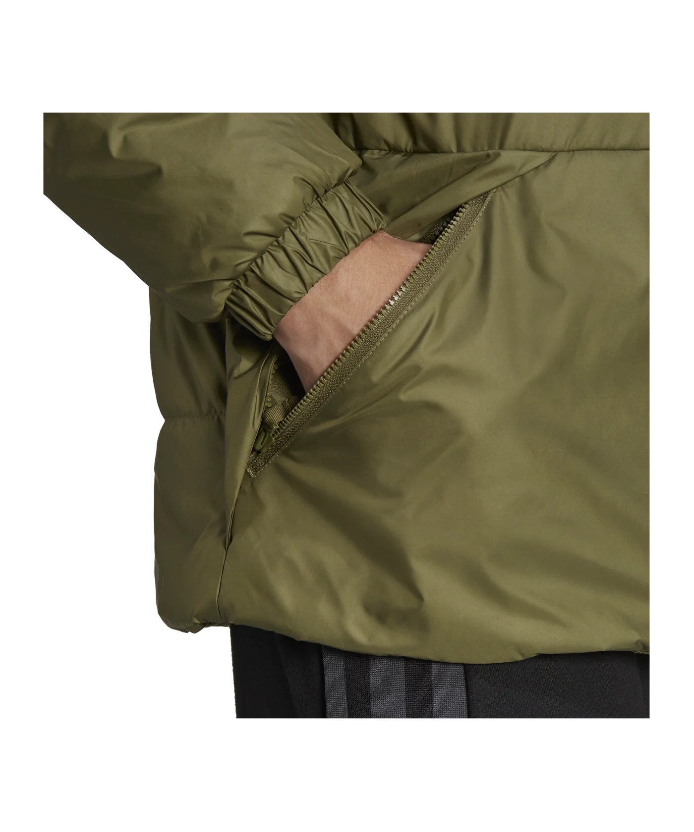 adidas BSC 3 Stripes Insulated Winterjacke Grün