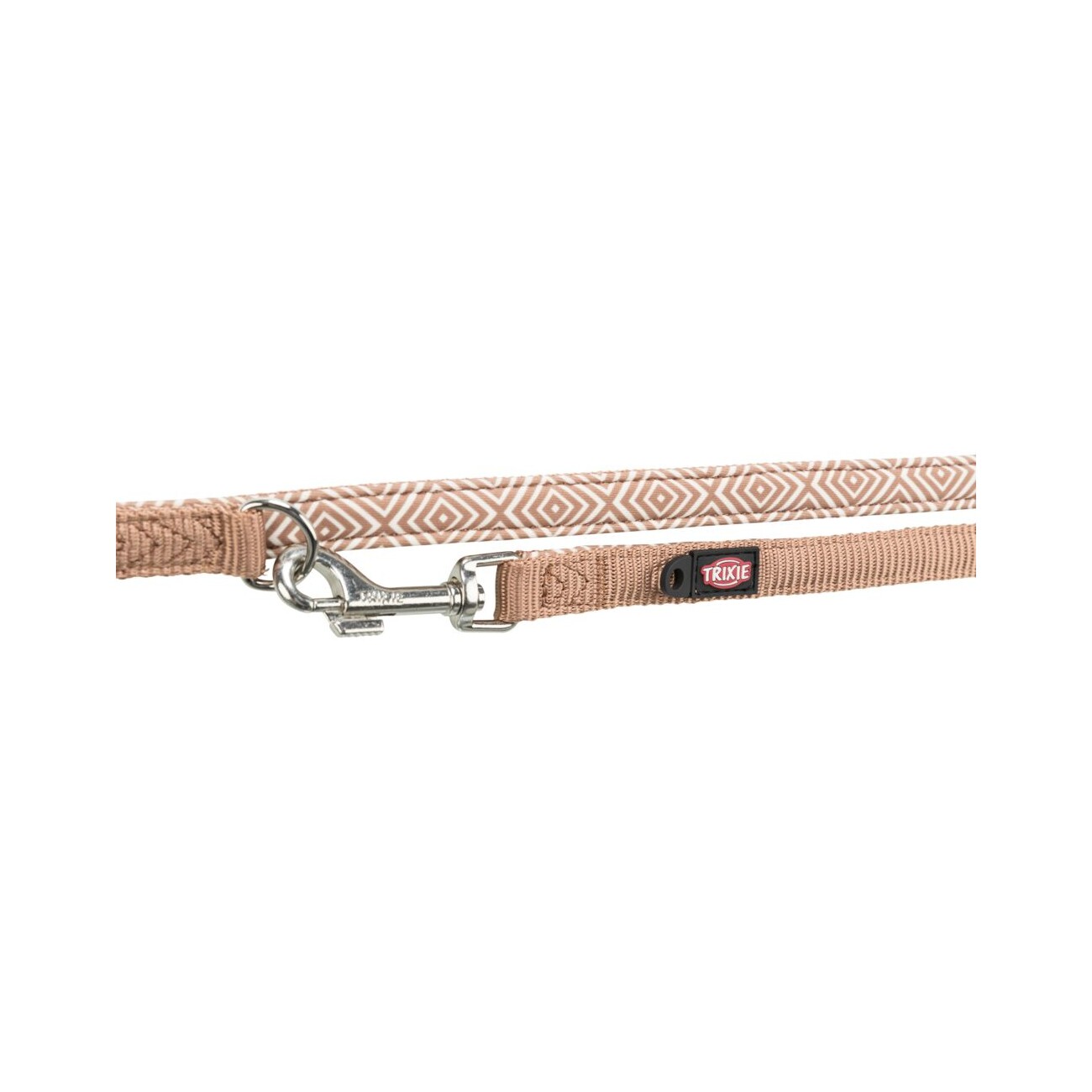 Trixie Premium Verlängerungsleine mit Neopren-Polsterung braun L-XL