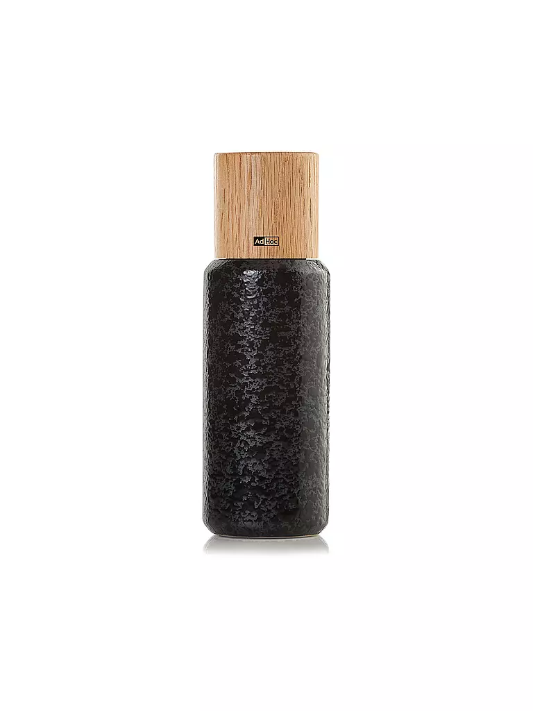 AD HOC Salz- / Pfeffermühle YARA 18cm Keramik Black / Holz schwarz