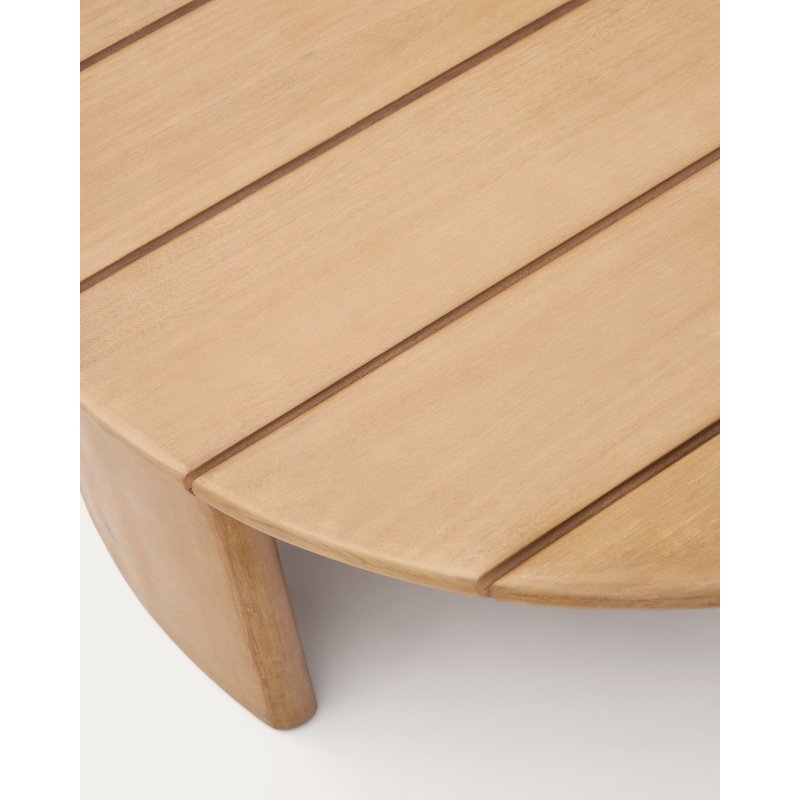 Table basse Xoriguer en bois d’eucalyptus Ø 95,5 cm