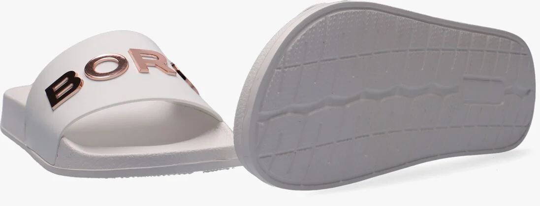 BJORN BORG witte bjorn borg badslippers knox mld m