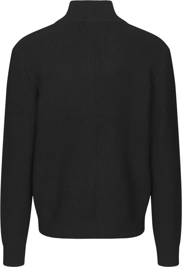 Samsøe Samsøe Sadem zip cardigan 10490 Black