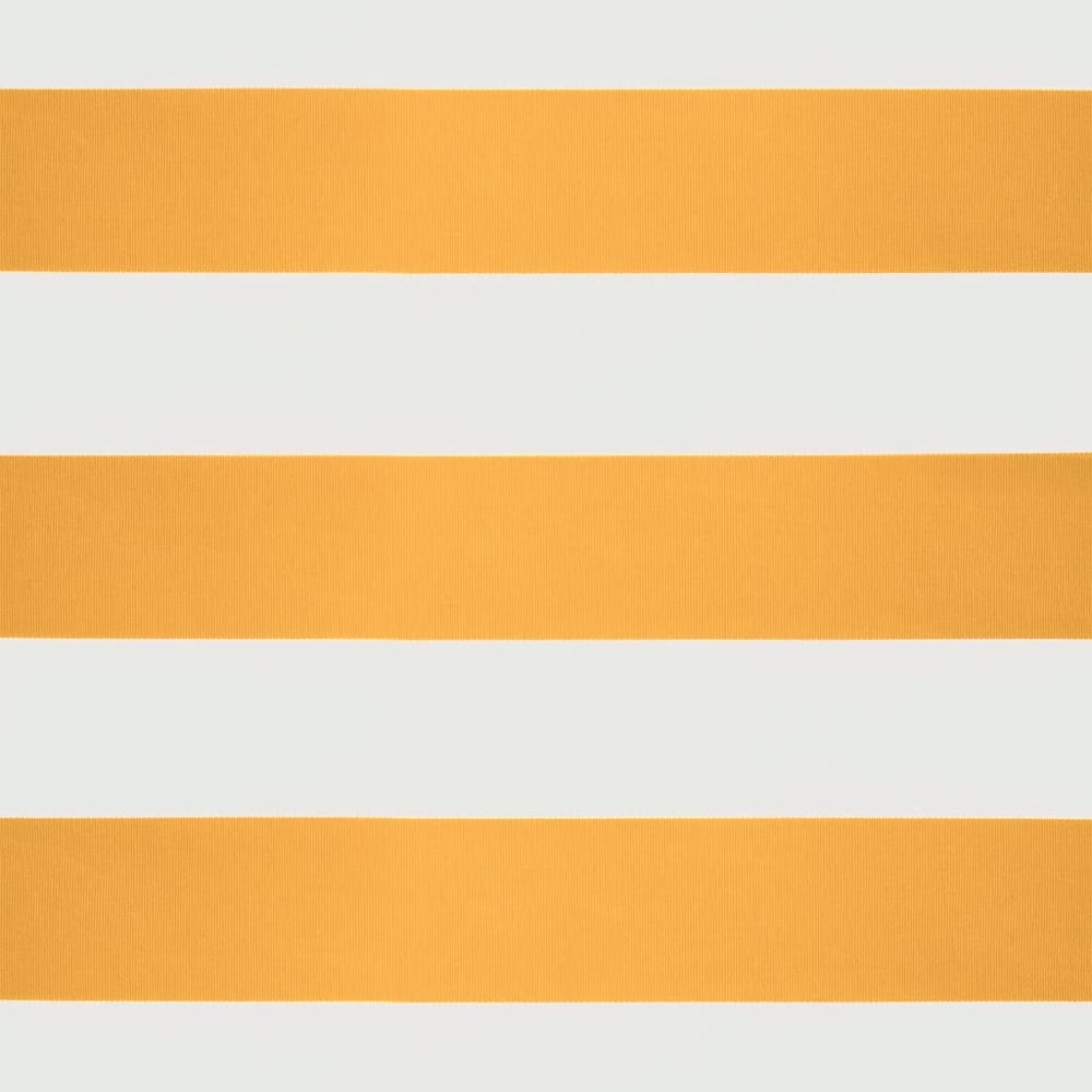 Auvent rétractable jaune et blanc 4,5x3 m tissu et aluminium