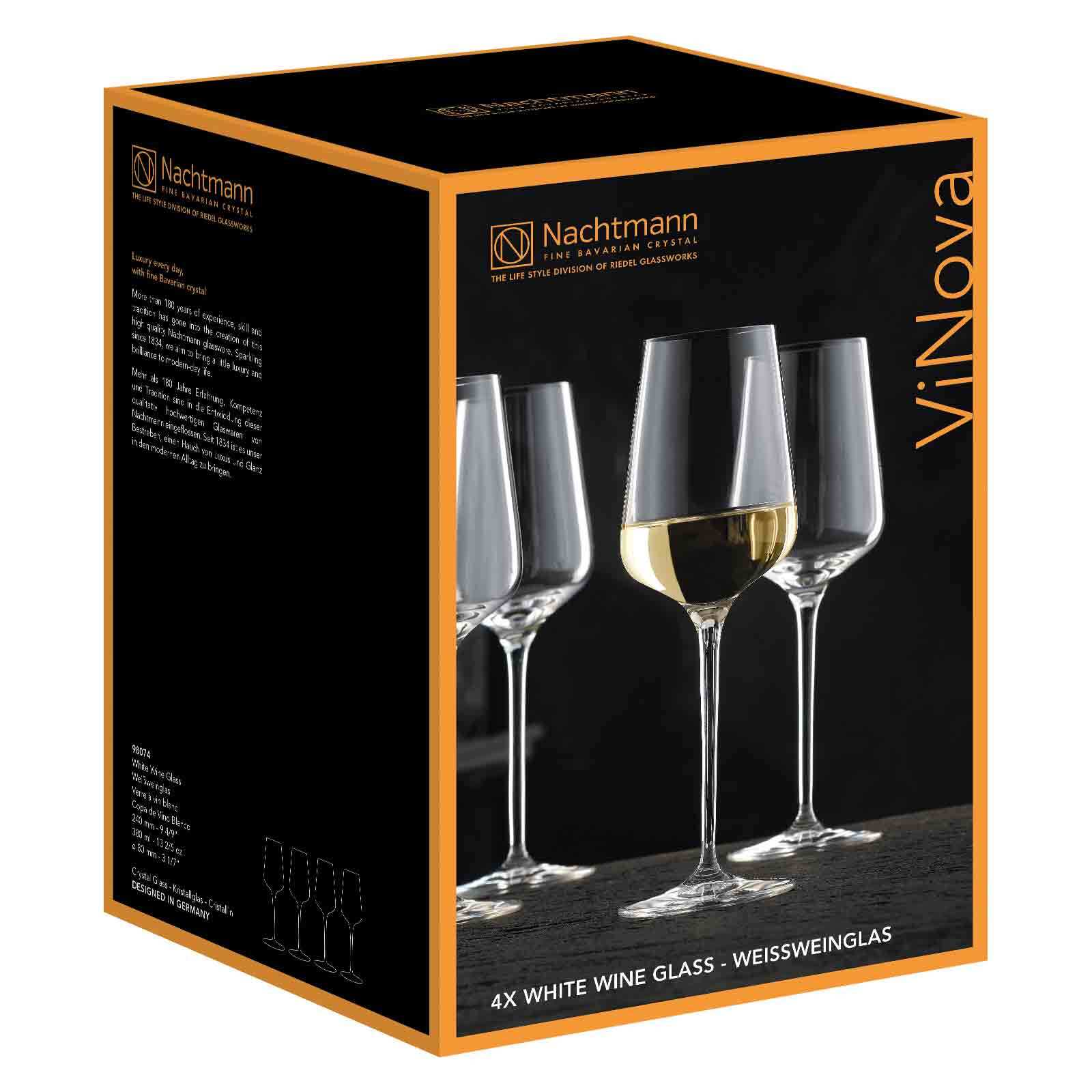 Nachtmann Weißweingläser ViNova 380 ml 4er Set