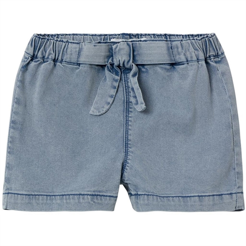 Køb Name it Light Blue Denim Bella Baggy Denim Shorts