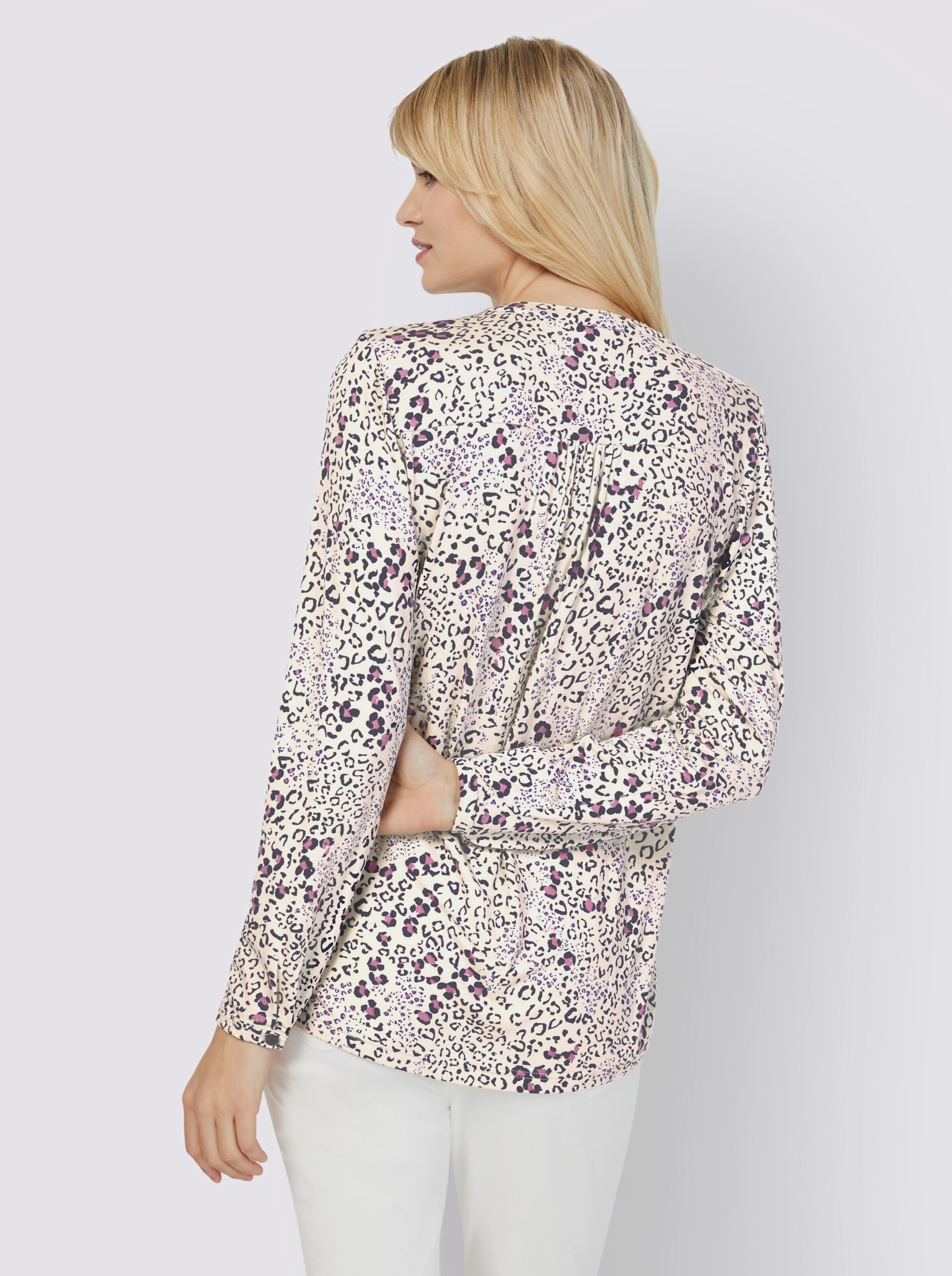 Jersey-Bluse