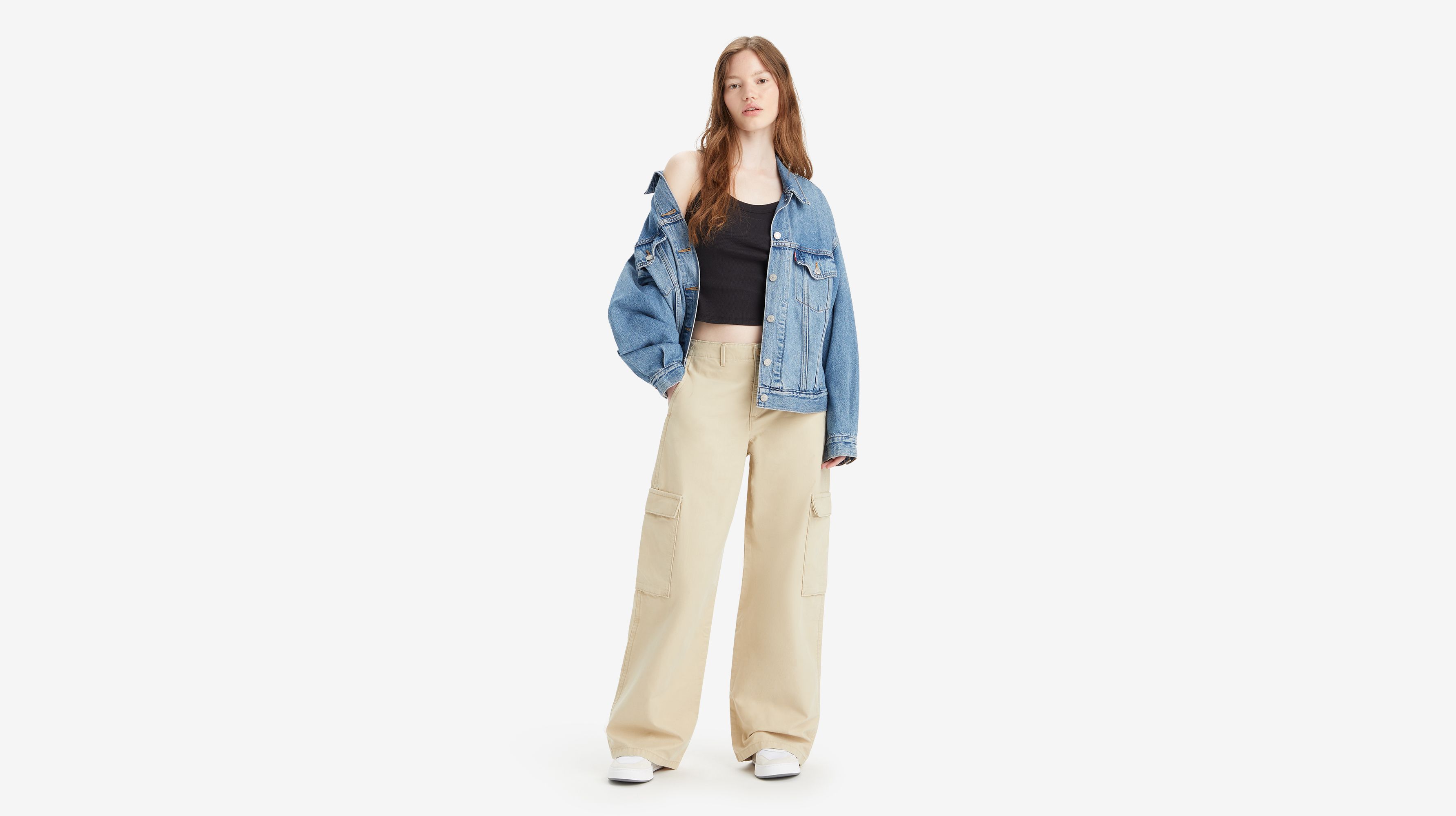 Pantalon Baggy Cargo - Safari - Beige