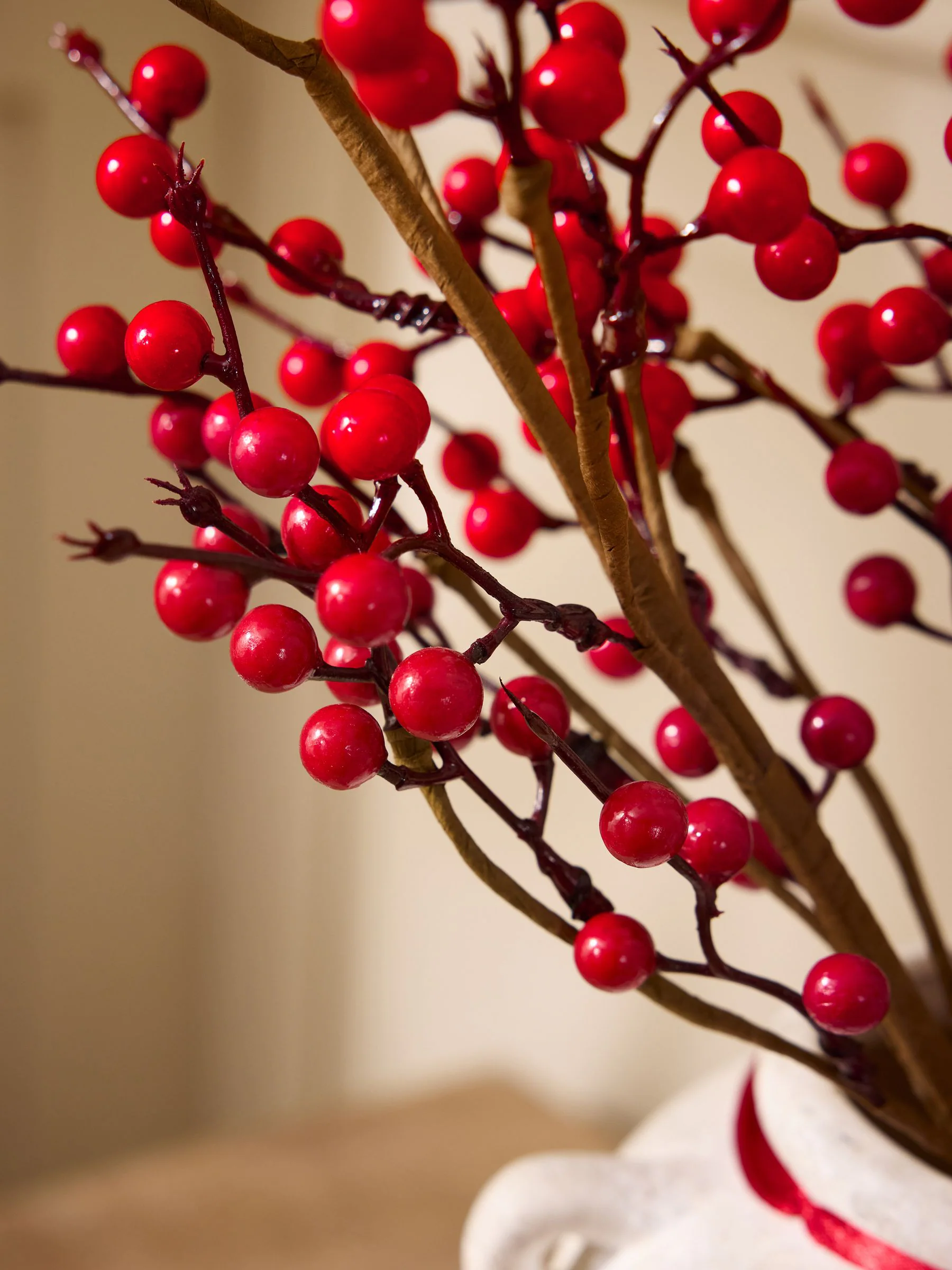 Artificial Winter Berries (3 Stems)