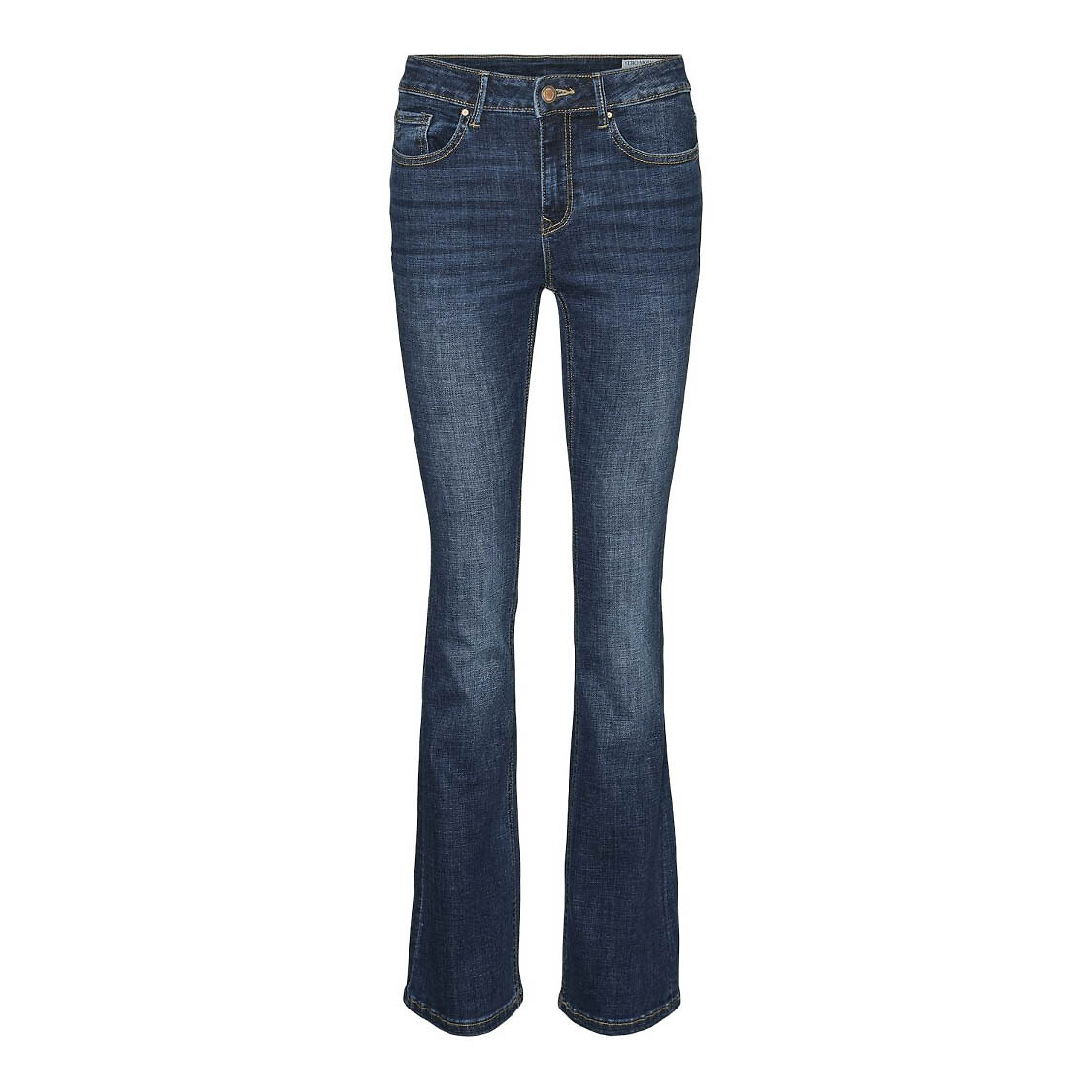 VERO MODA<br>Calça flare, cintura padrão