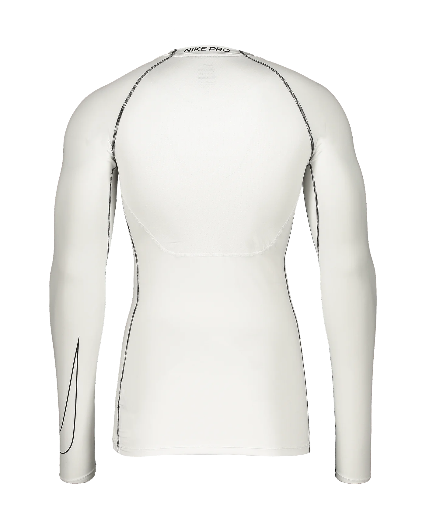 Nike Pro Longsleeve Weiss Schwarz F100
