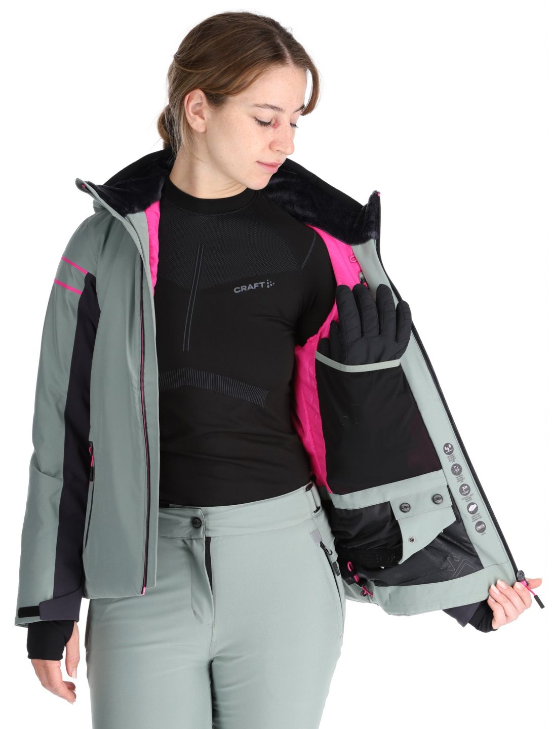 34W4516 ski-jas dames