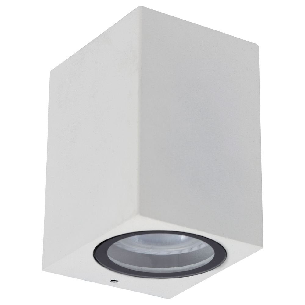 Zaro wandlamp in wit GU10 IP44 vierkant