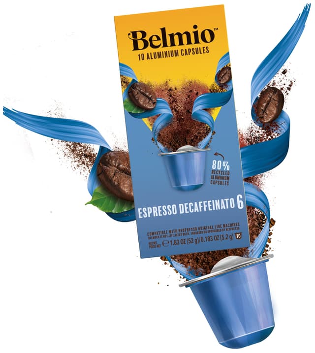 Belmio Espresso Decaffeinato kaffekapsler til Nespresso (10 stk.)