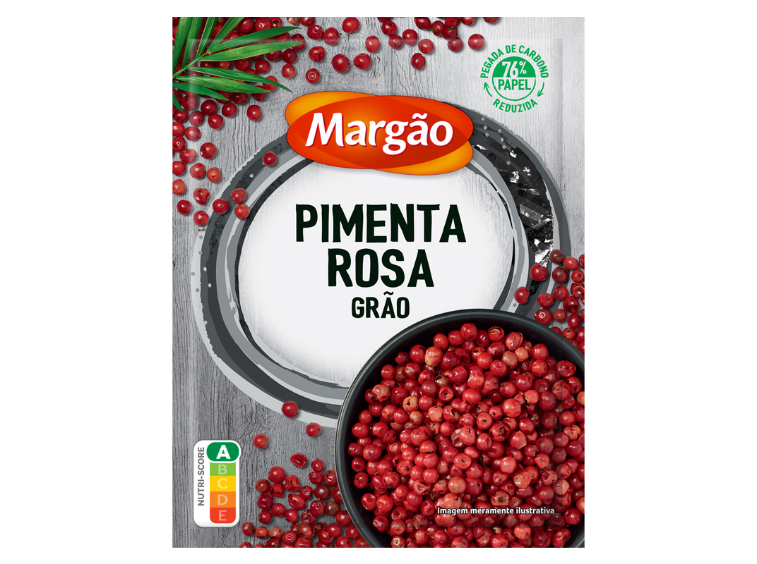 PIMENTA ROSA MARGÃO GRÃO SAQUETA 20G