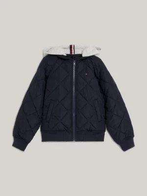 Jaqueta Bomber Essencial Acolchoada com Capuz