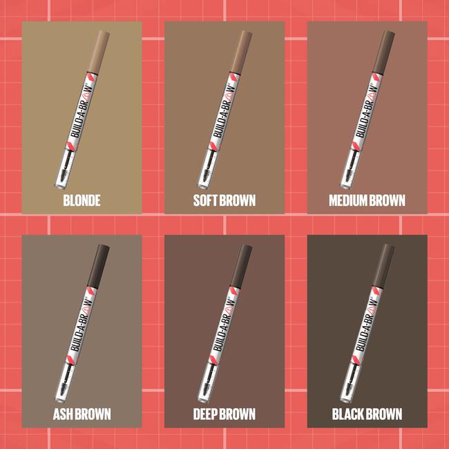 Maybelline New York BUILD A BROW Wenkbrauwpen/fixeerge 259 Ash Brown