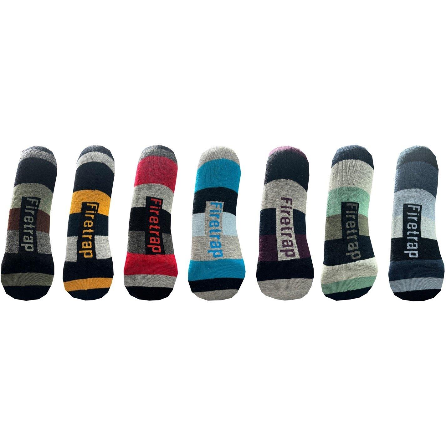 Firetrap Formal Socks 7 Pack Mens