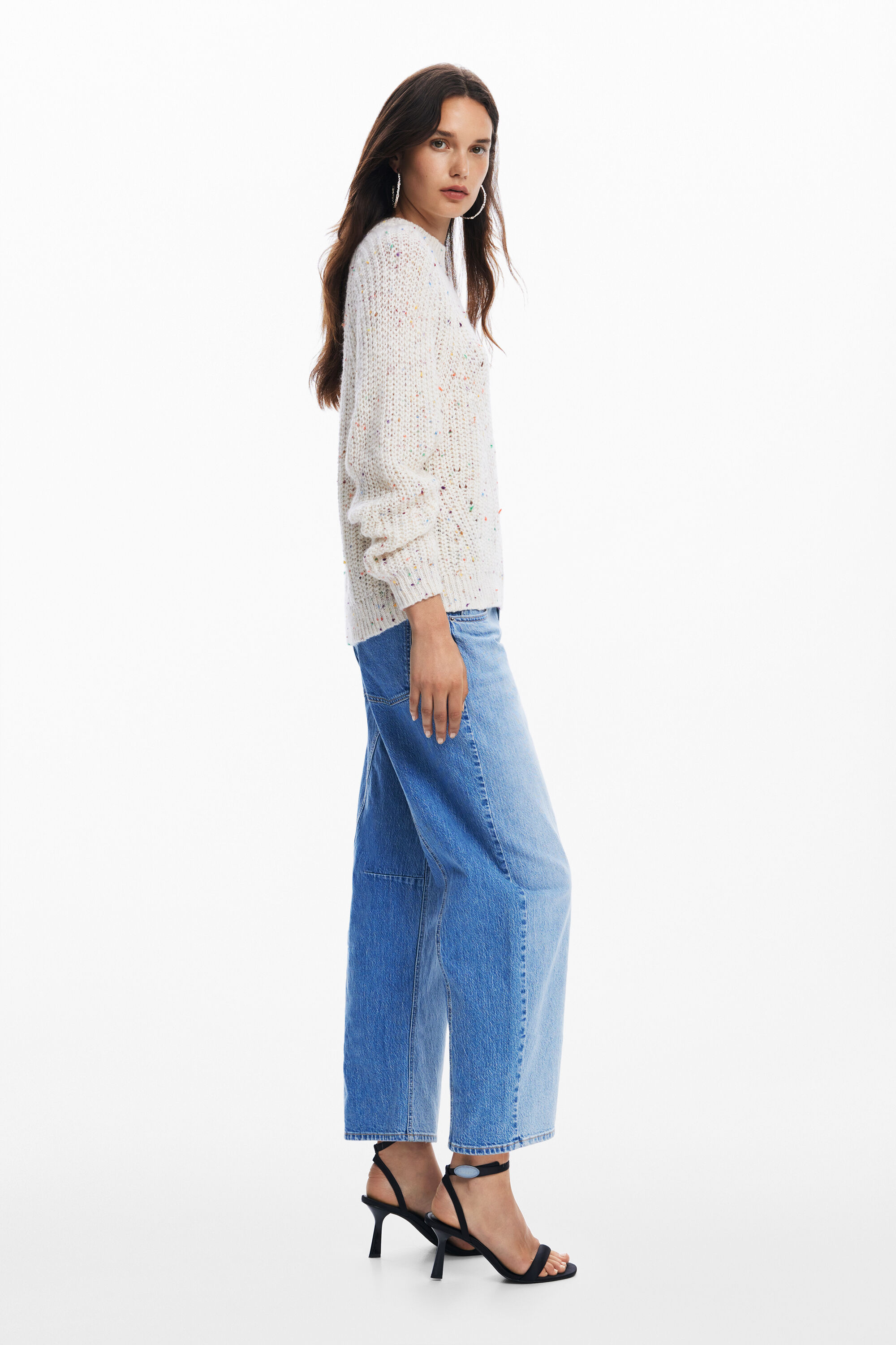 malha de renda oversized