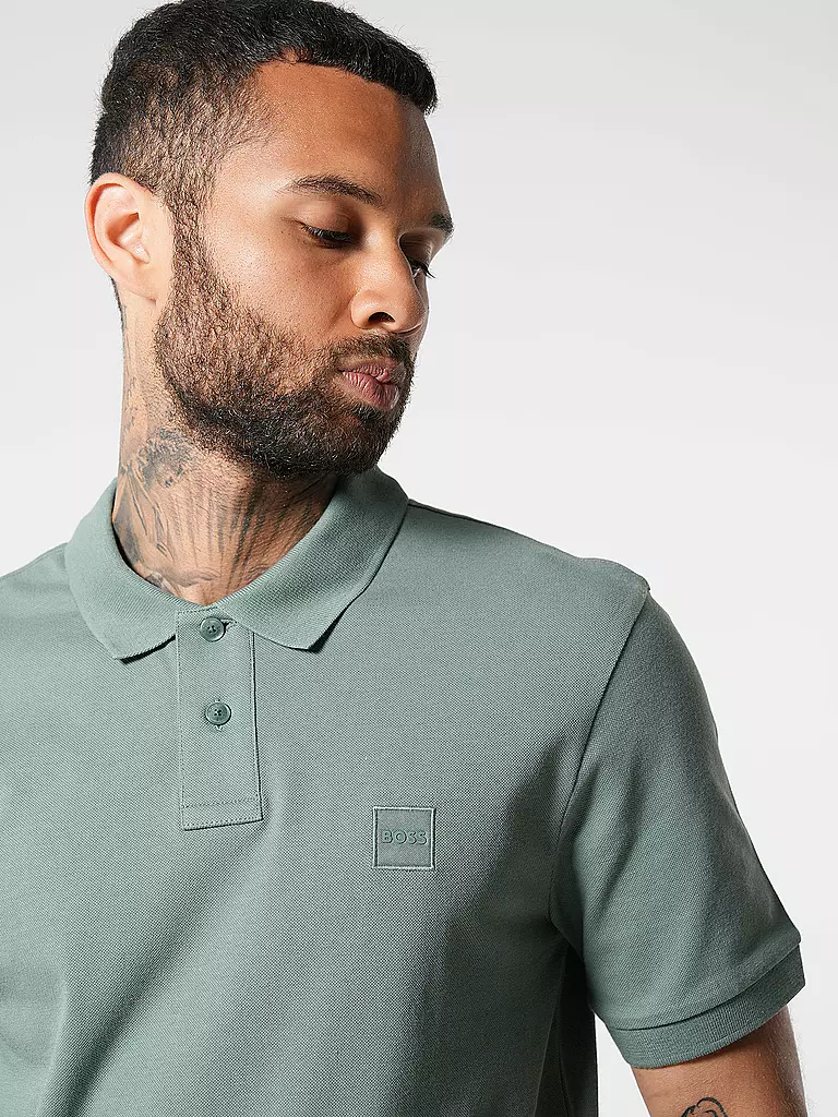 BOSS Poloshirt Slim Fit PASSENGER grün