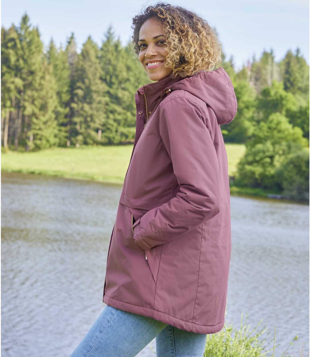 Parka à Capuche Mi-saison