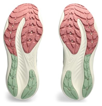 Chaussures de Trail Running Femme Asics Gel Nimbus 26 TR Vert Beige