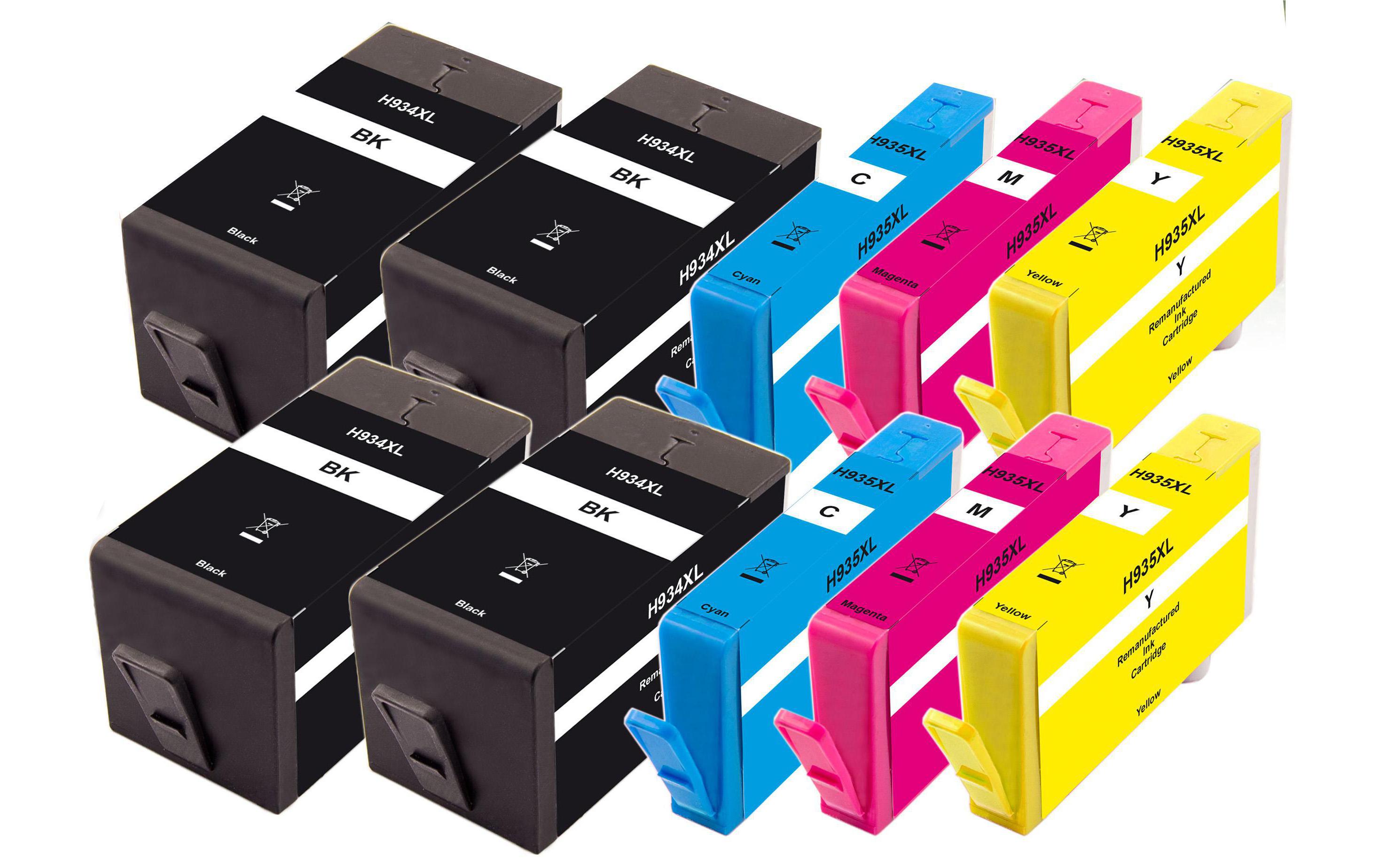 Tintenset HP Nr. 934XL / Nr. 935XL<br>Druckertinte, 10er-Pack