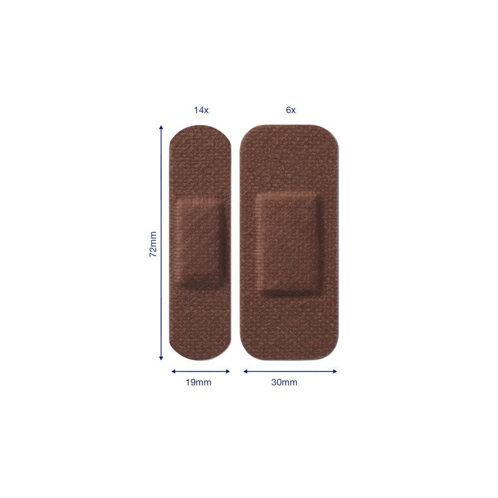 Hansaplast Sensitive Pleister Dark20 stuks