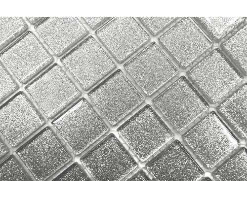 Glasmozaïek CM 4SB6 zilver 30,2x32,7 cm