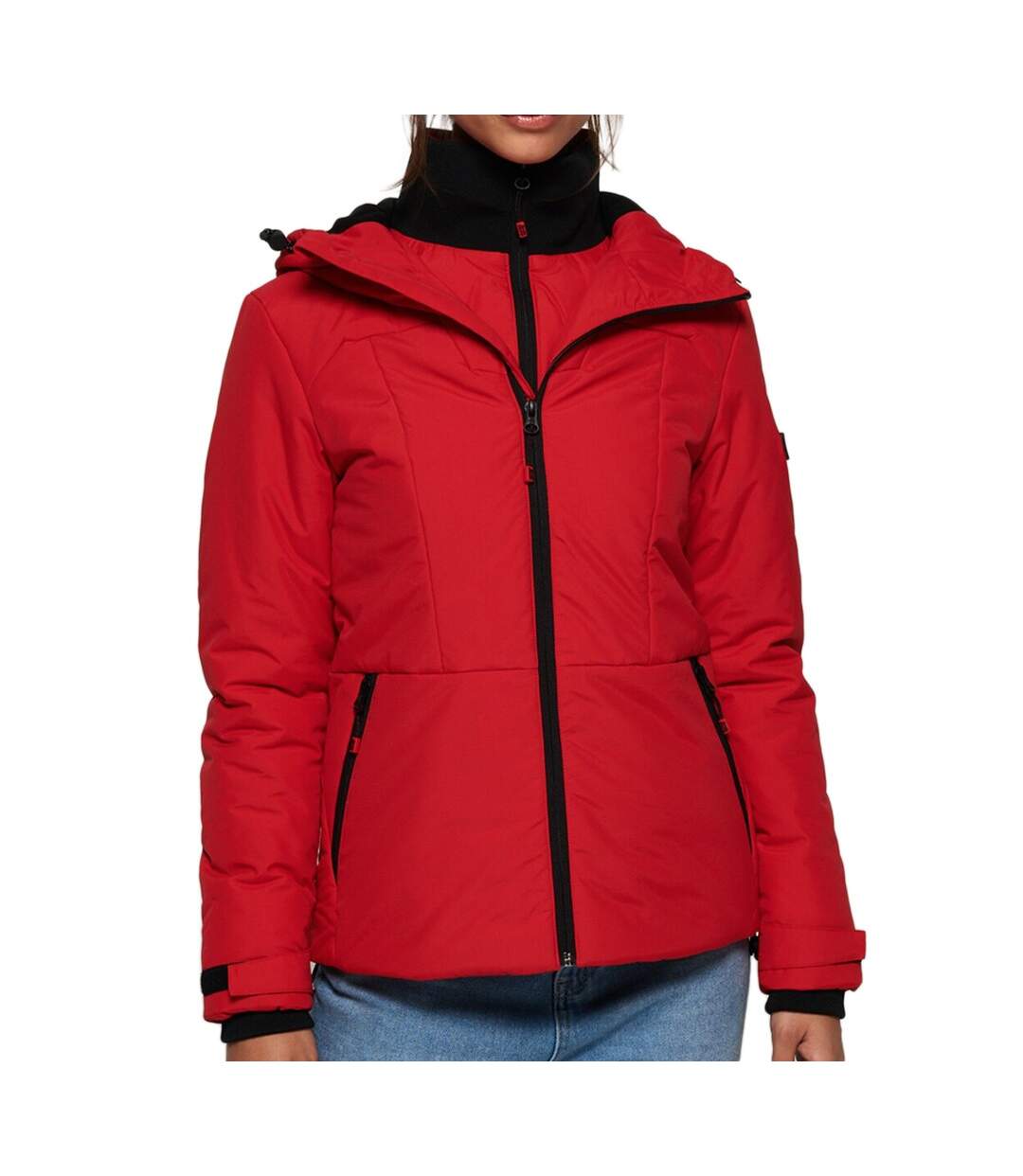 Blouson Rouge Femme Superdry Aeon