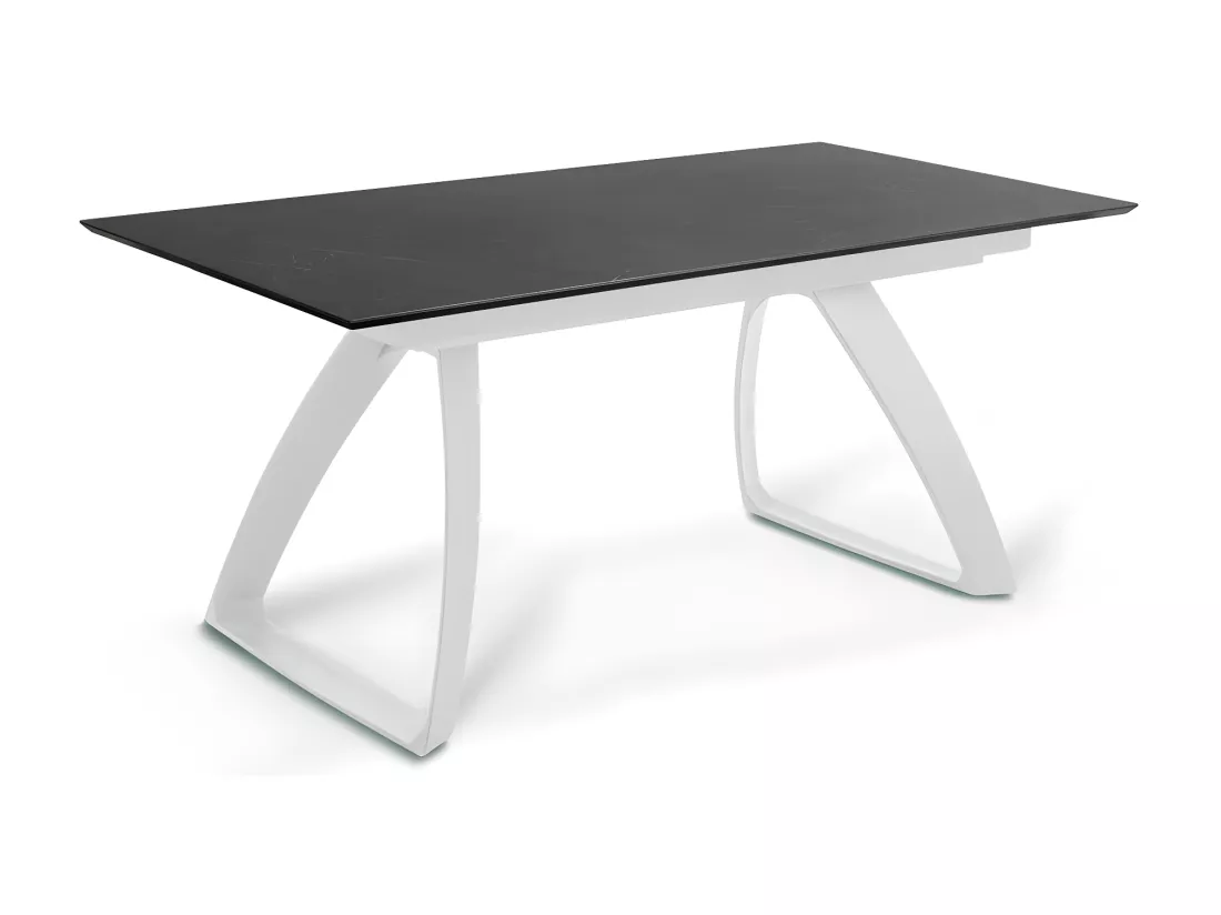 Barret Table Extensible (170/270 x 90 cm) en HPL Blanc