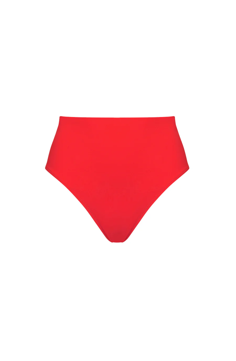 tobago Bas de maillot taille haute rouge Rouge