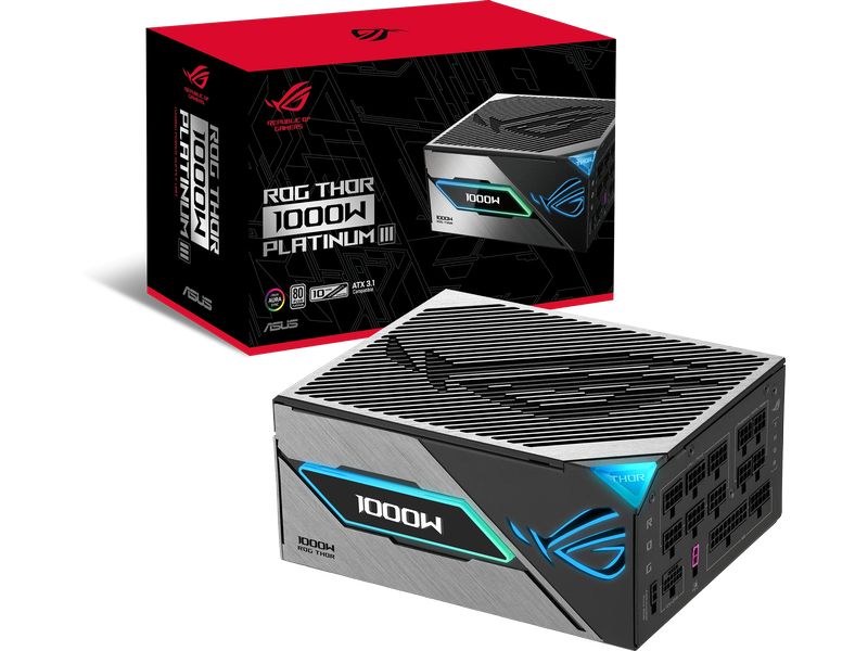 ASUS ROG THOR 1000P3-GAMING 1000 W Voll-modulares ATX-Netzteil mit 1000 W