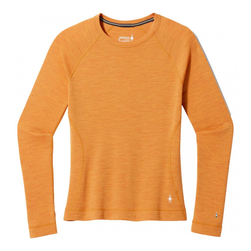 Smartwool CLASSIC THERMAL MERINO CREW - Sous-couche Femme marmalade heather