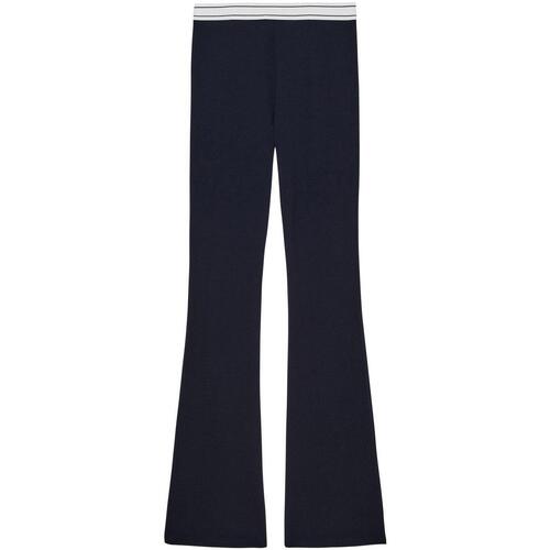 Tommy Jeans - TJW LOGO WB FLARE LEGGING Negro