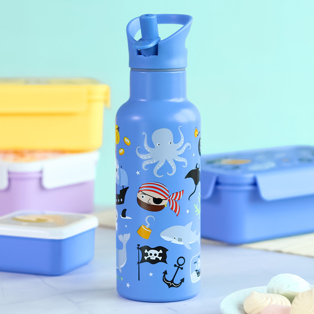 a little lovely company rvs drinkfles piraten - 500 ml
