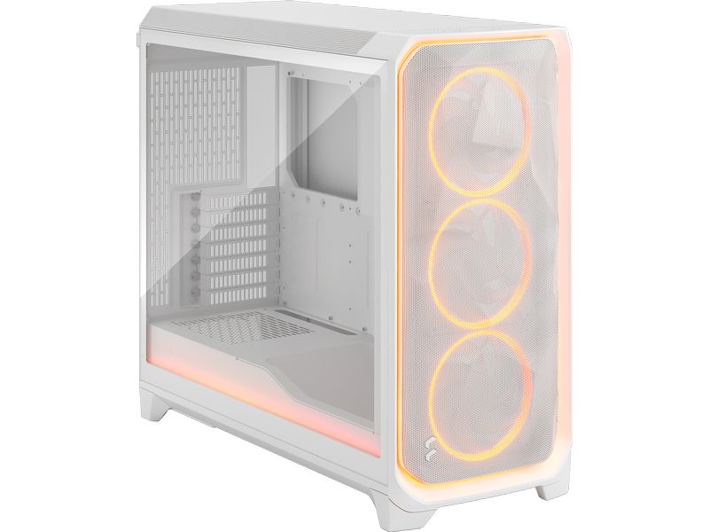 Fractal Design PC-Gehäuse Meshify 3 XL Ambience Pro RGB Whi Midi-Tower mit Sichtfenster