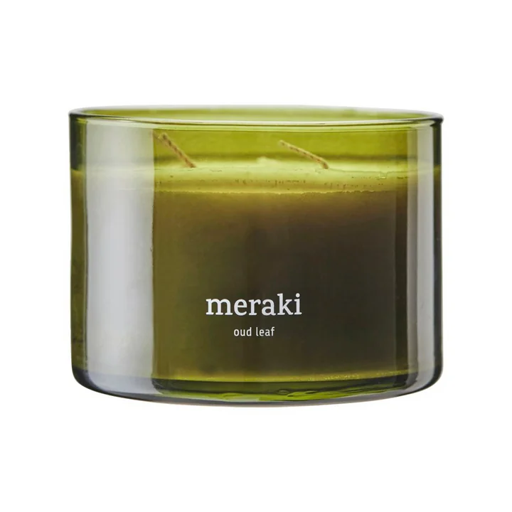 Meraki - Duftkerze, Ø 10 cm, Oud leaf