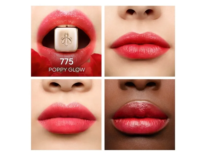 GUERLAIN KISS KISS BEE GLOW TINTED LIP BALM 775 POPPY 3,2G
